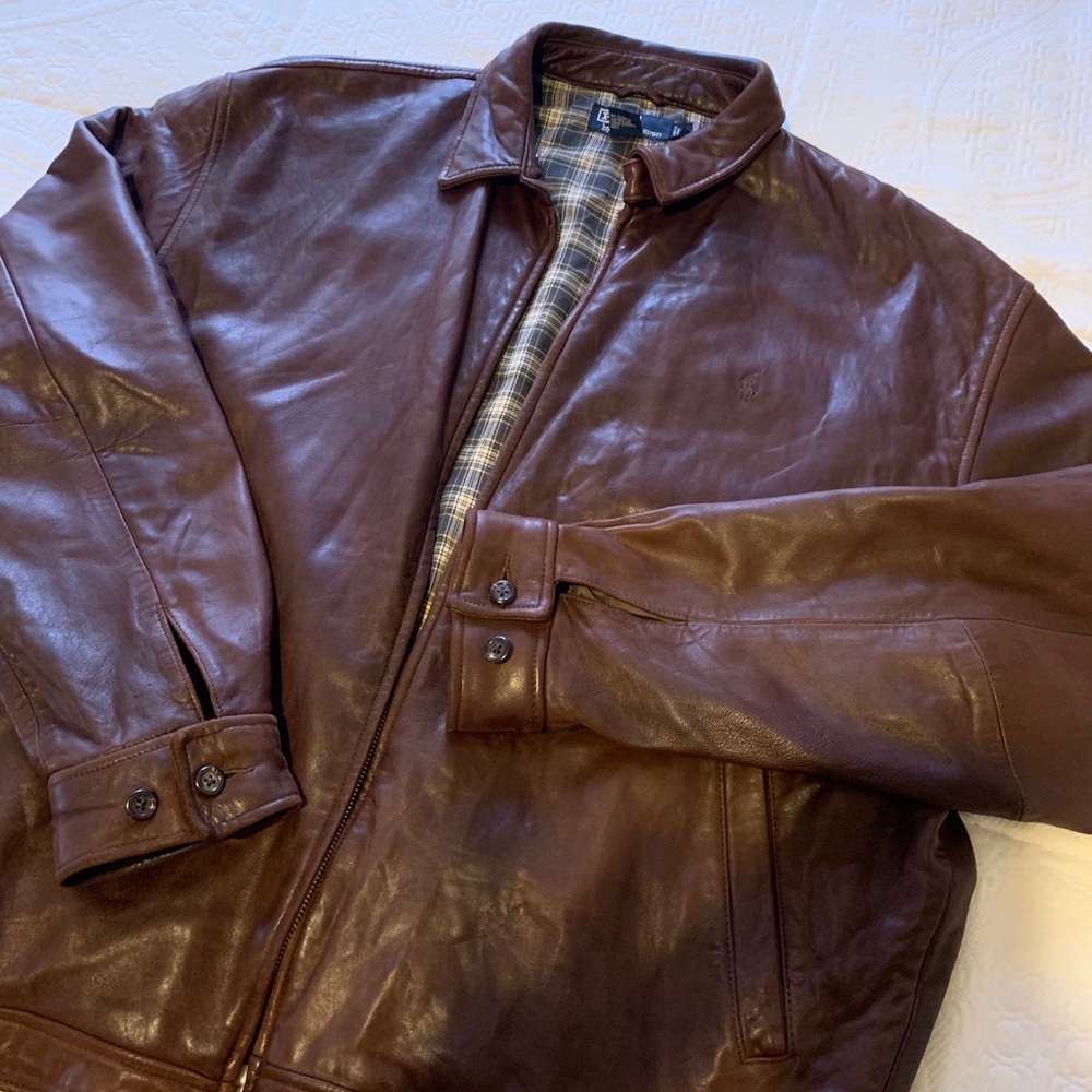 Poll Ralph Lauren leather jacket!